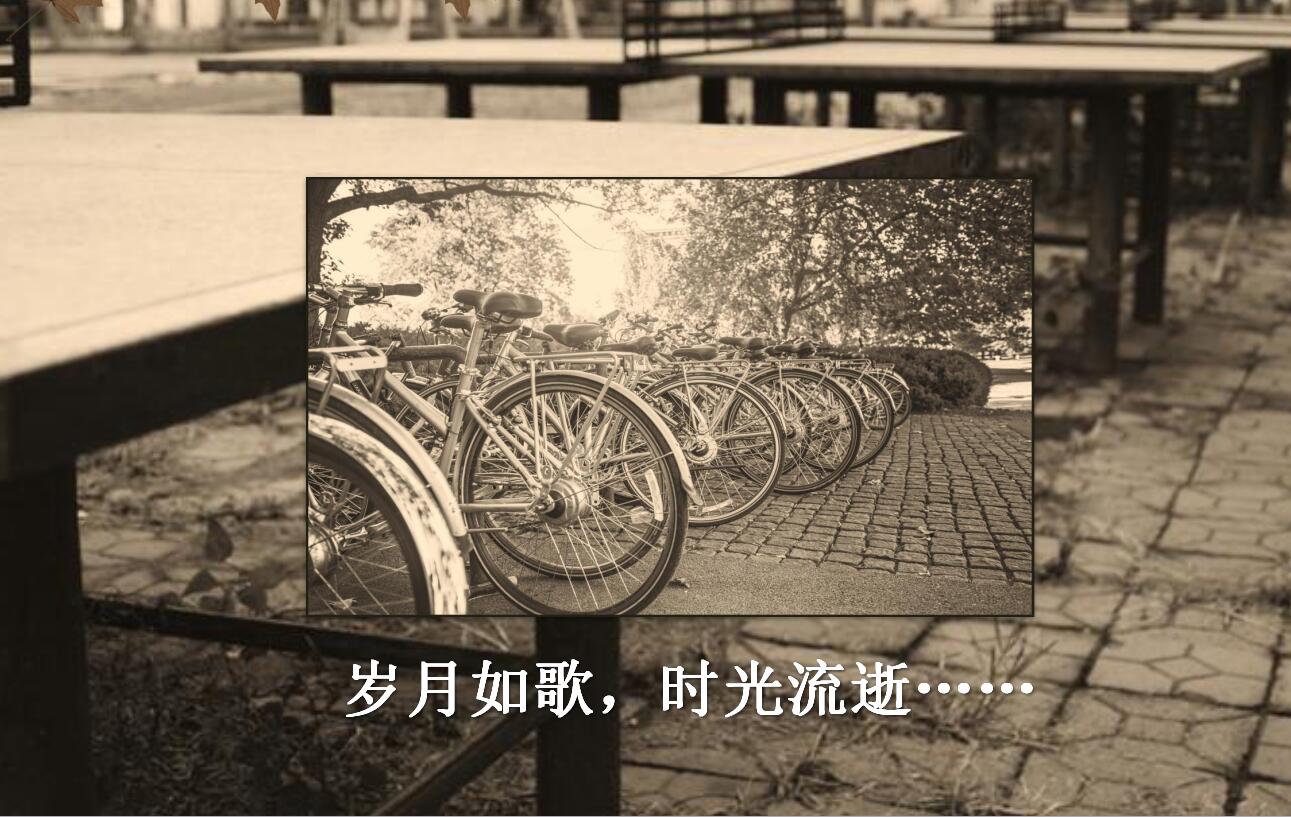 棕色复古怀旧20年同学聚会ppt模板