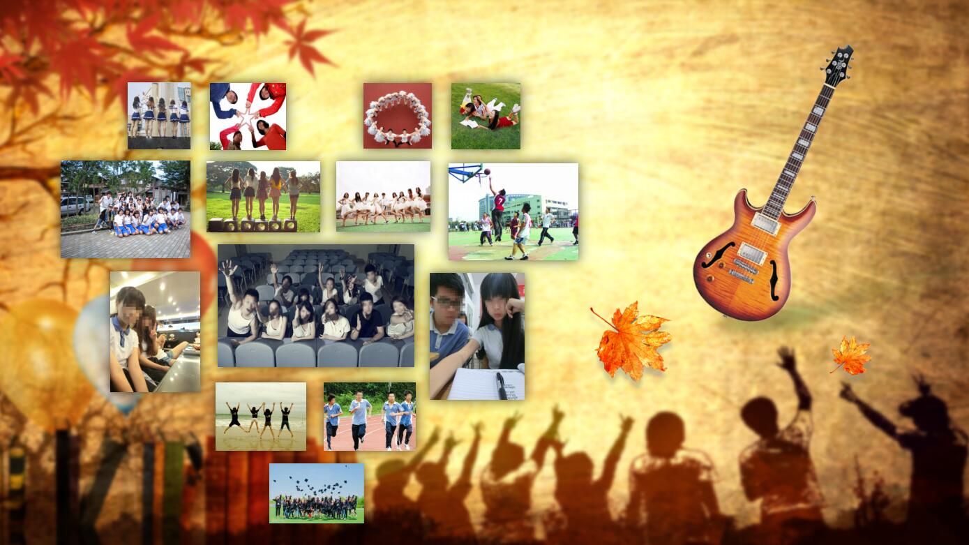 复古怀旧毕业纪念册同学聚会ppt模板