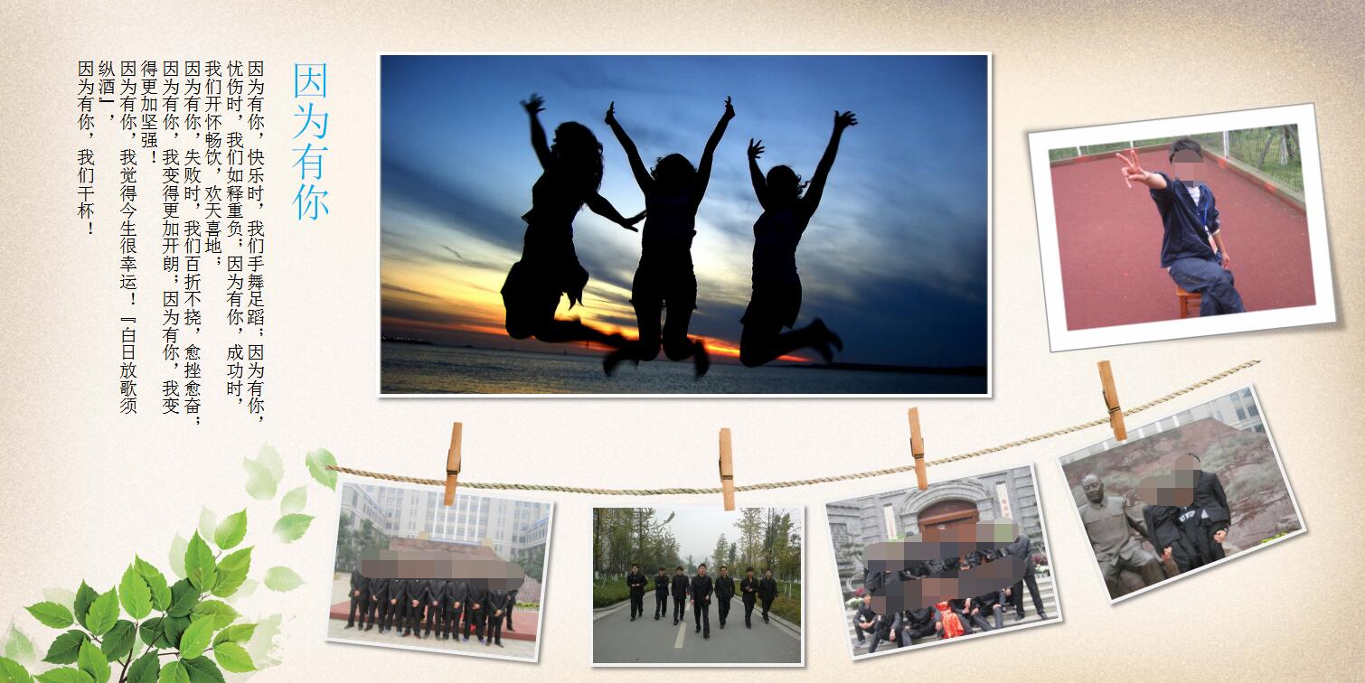 怀旧精美同学聚会电子相册毕业怀旧ppt动态模板