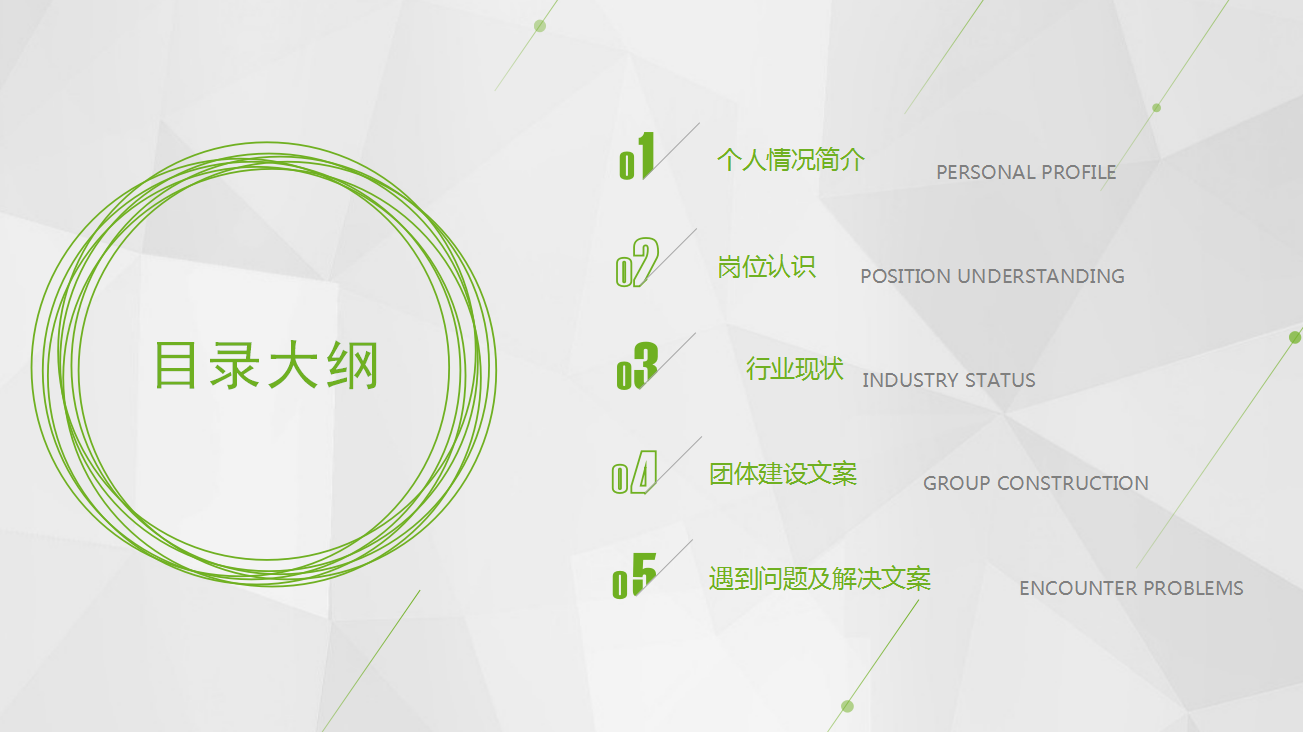 文艺简洁时尚商务竞聘演讲PPT模板