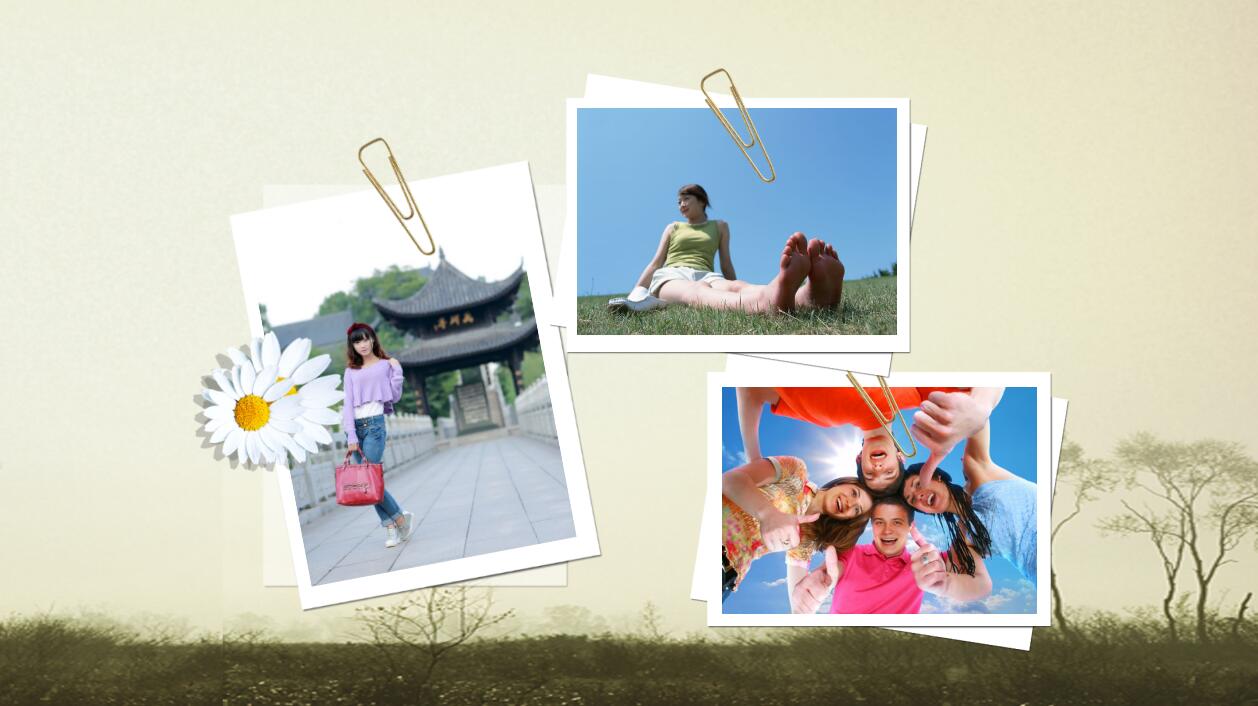 简洁精美大气青春纪念册毕业怀旧同学聚会ppt模板