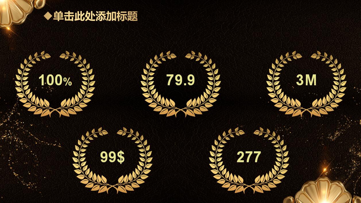 金色大气年终工作总结工作计划ppt模板