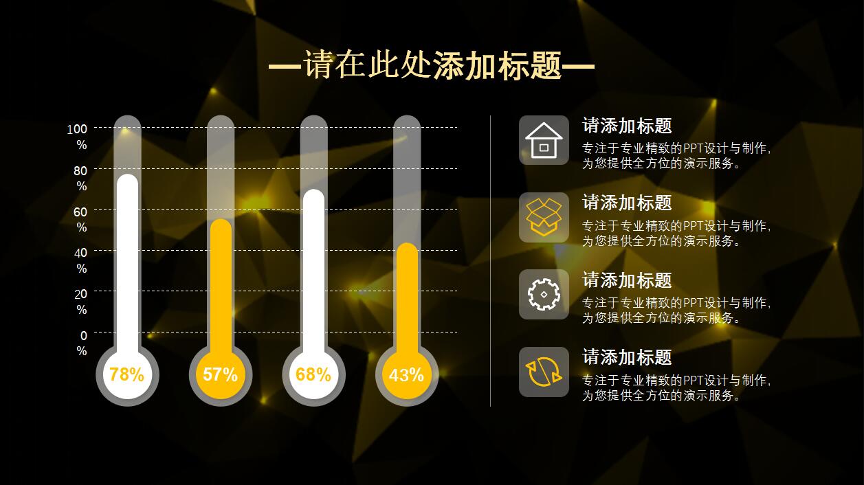 金色大气商务企业宣传工作汇报ppt模板