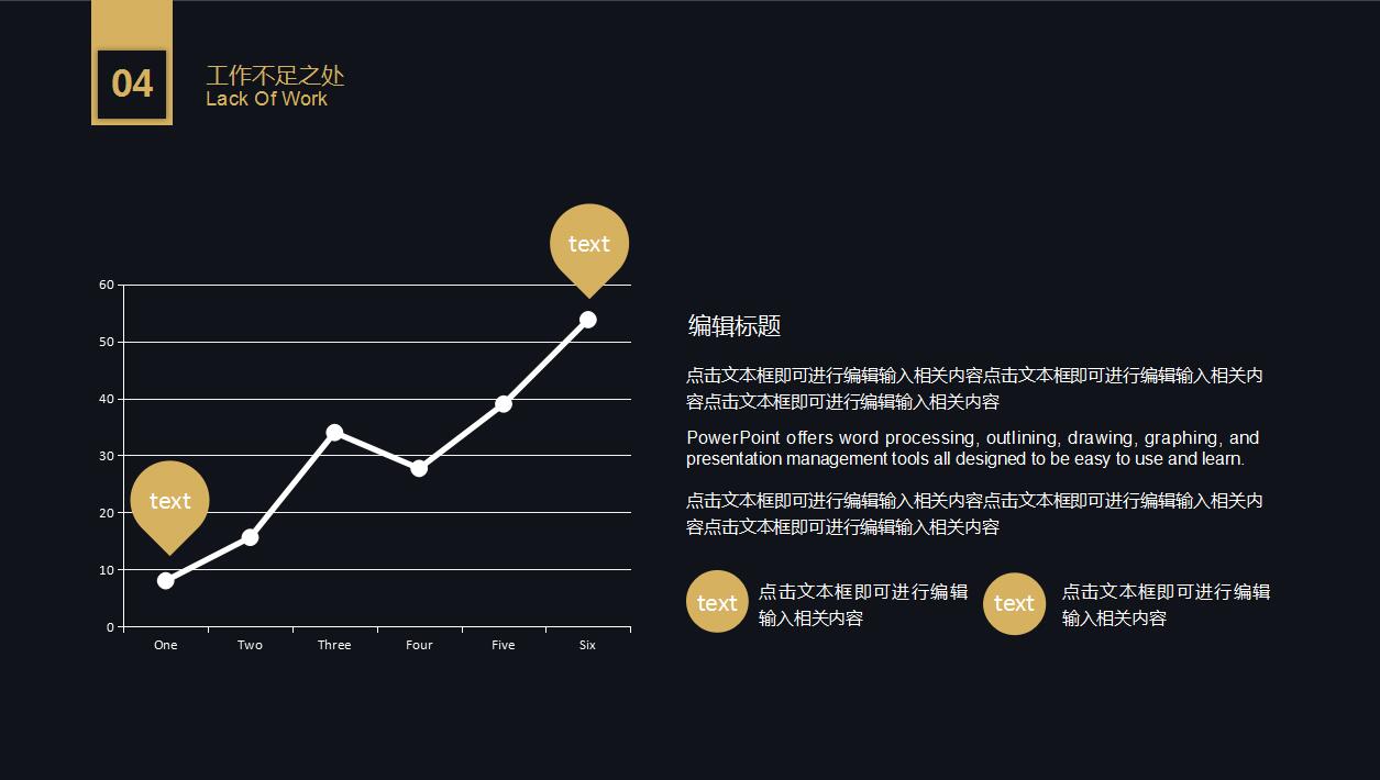 简约大气黑金商务工作汇报个人工作总结ppt模板