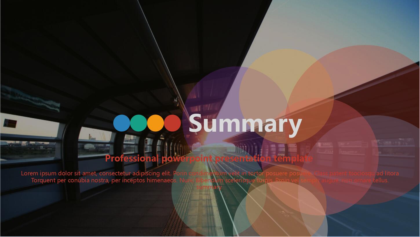 黑色绚丽背景工作述职报告ppt模板