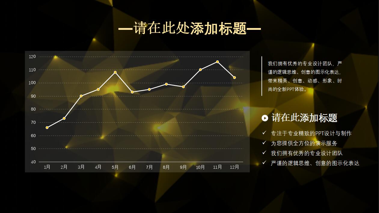 金色大气商务企业宣传工作汇报ppt模板