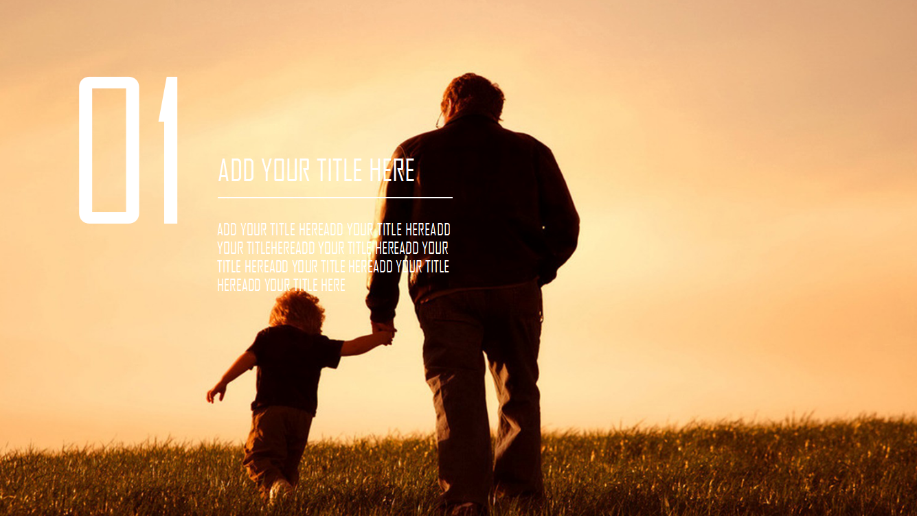 唯美简约关爱空巢老人公益ppt模板