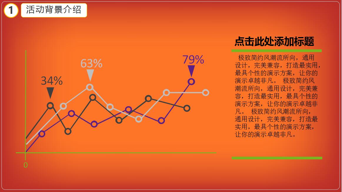 橙色时尚小清新万圣节活动策划PPT模板