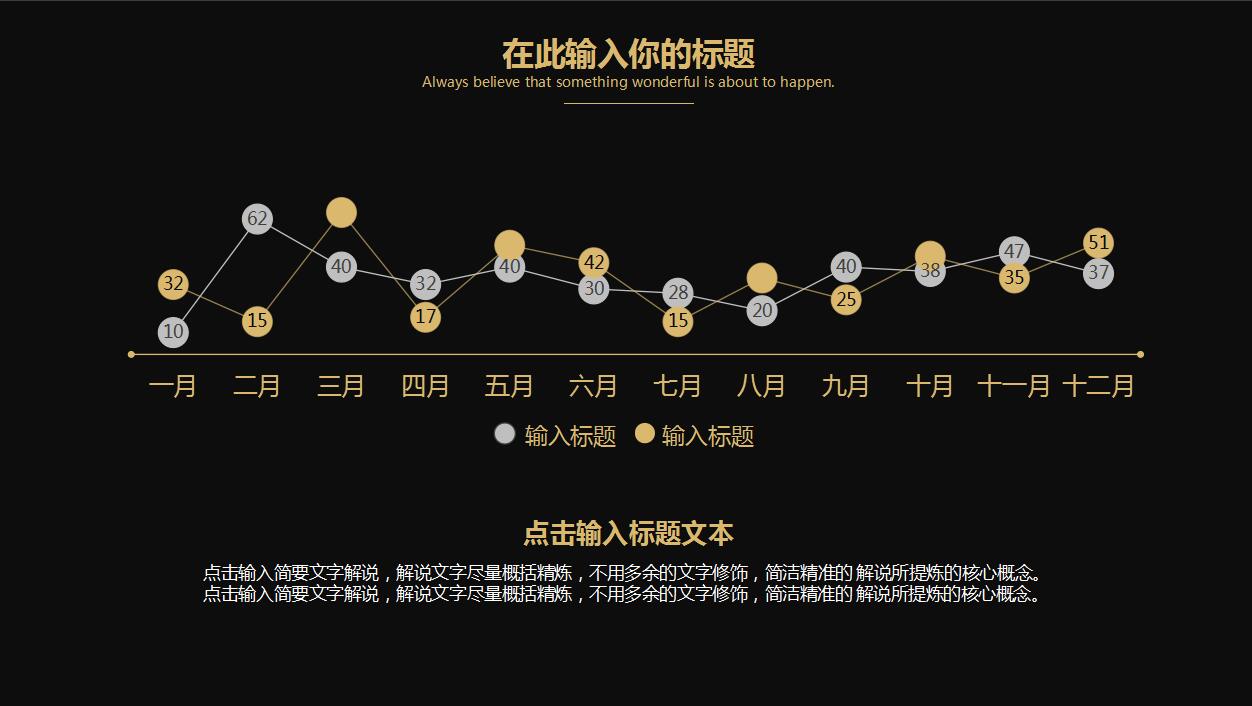 大气黑金高端商务年终总结工作计划ppt模板