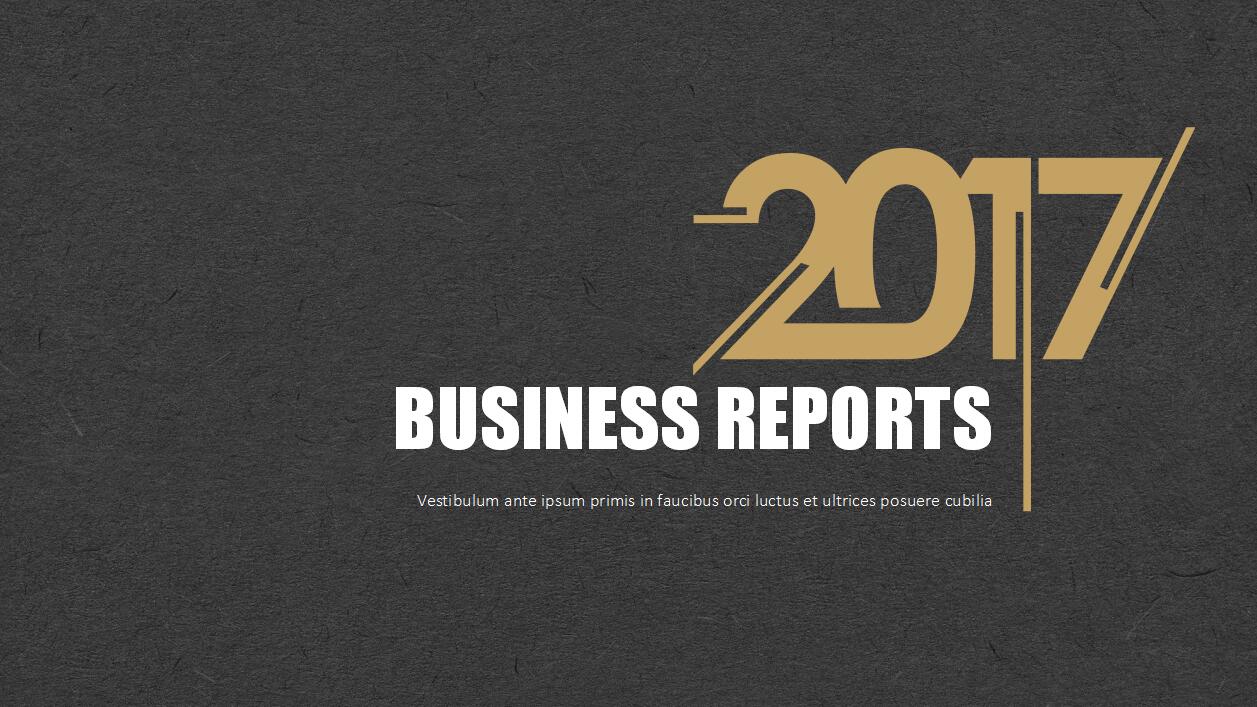 时尚简约黑金商务汇报工作总结ppt模板