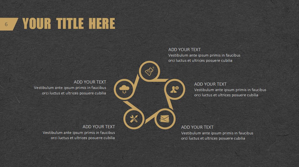 时尚简约黑金商务汇报工作总结ppt模板