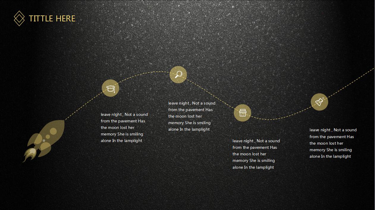 简约黑色商务企业宣传年度工作总结ppt模板
