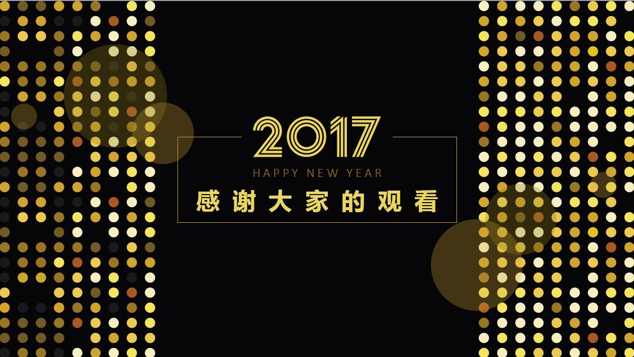 创意时尚黑色商务年终工作总结汇报ppt模板