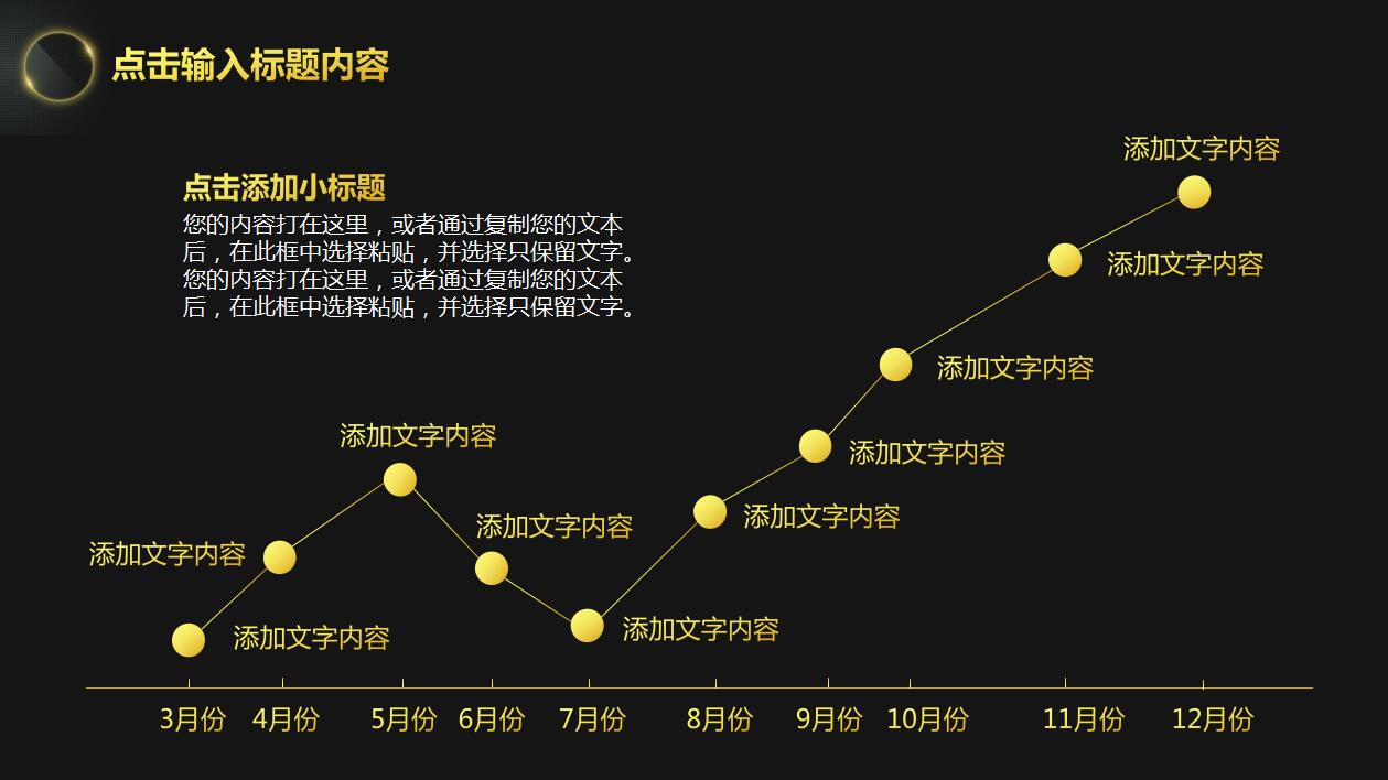 创意精美黑色商务工作总结汇报ppt模板