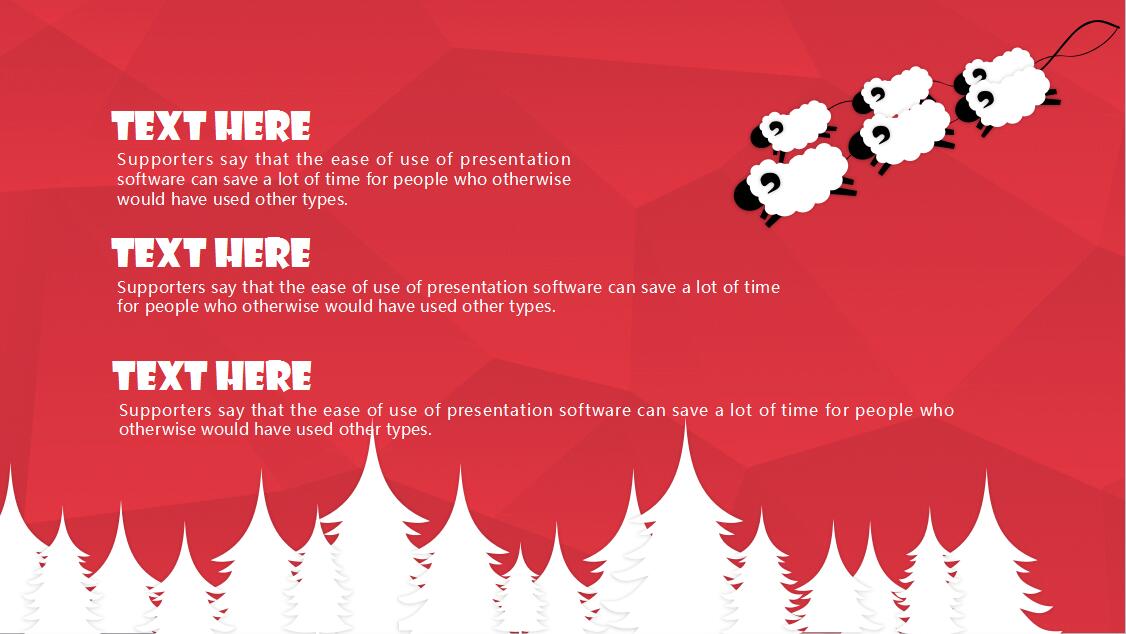 红色大气时尚圣诞节活动策划PPT模板