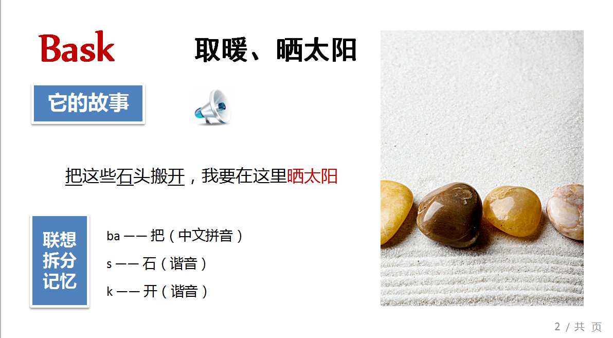 简约清新现代儿童英语教学ppt模板