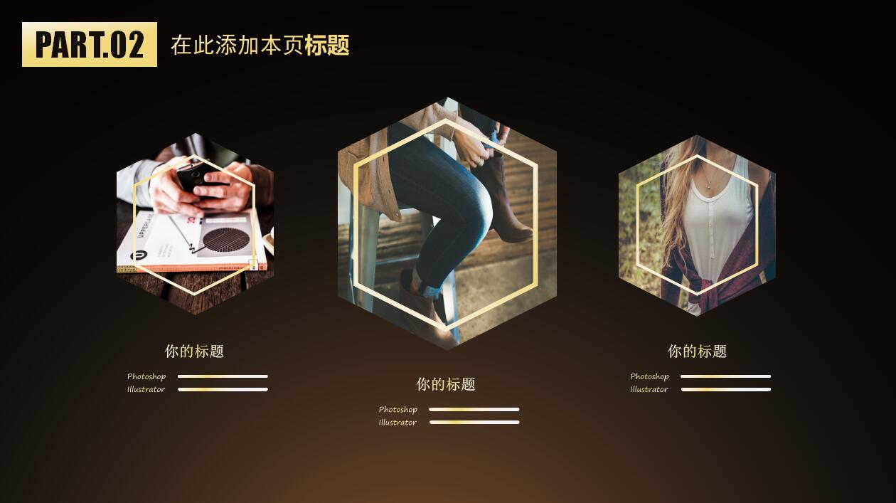 创意高端黑金商业计划书工作汇报ppt模板