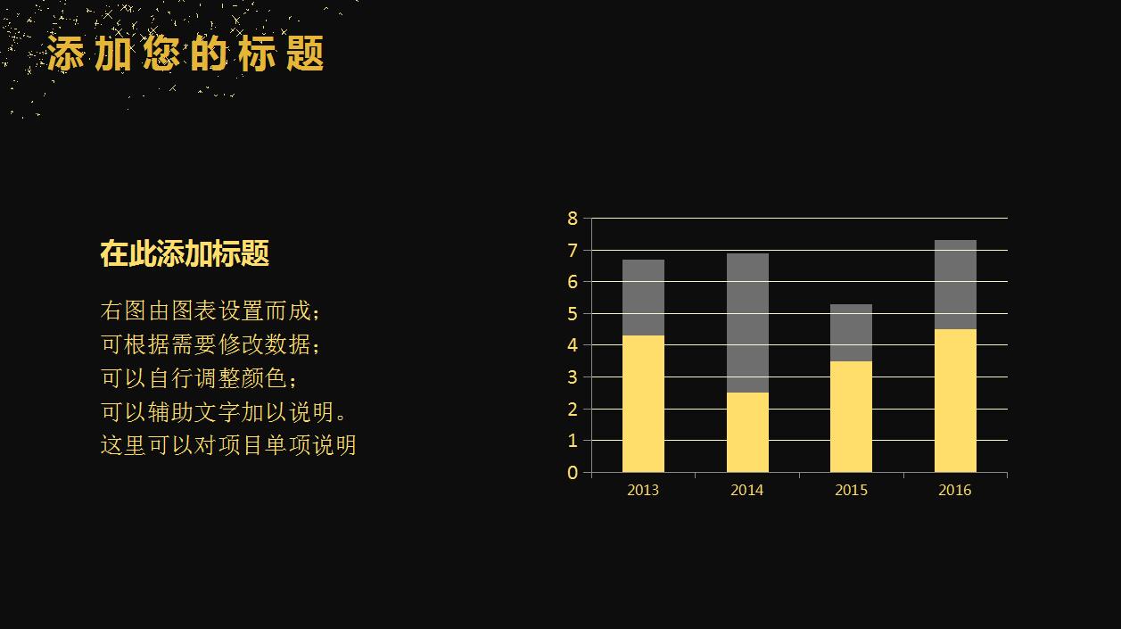 创意精美黑色年度工作总结商务汇报ppt模板