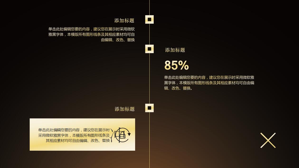 创意高端黑金商业计划书工作汇报ppt模板