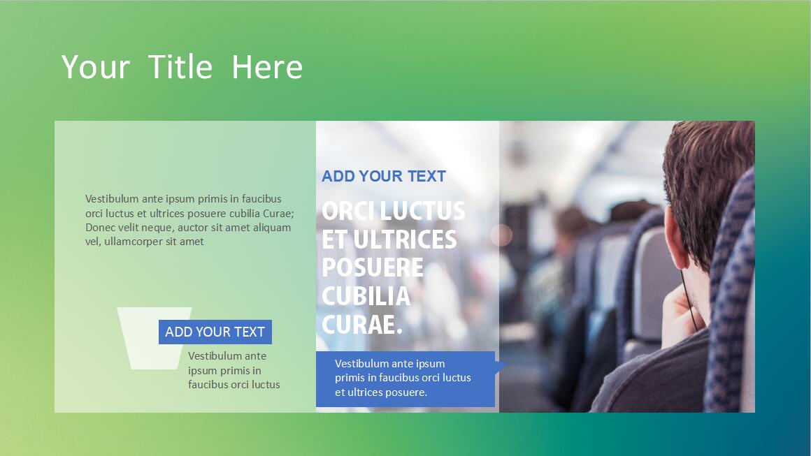 绿色小清新时尚商务汇报PPT模板