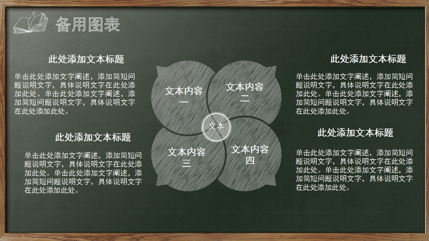 精美简约创意黑板数学说课通用ppt模板