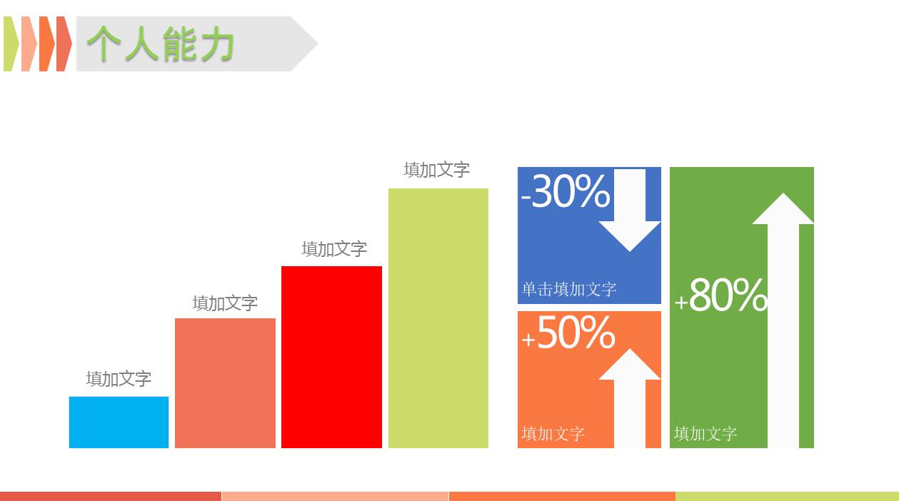 创意简约时尚个人求职简历岗位竞聘ppt模板