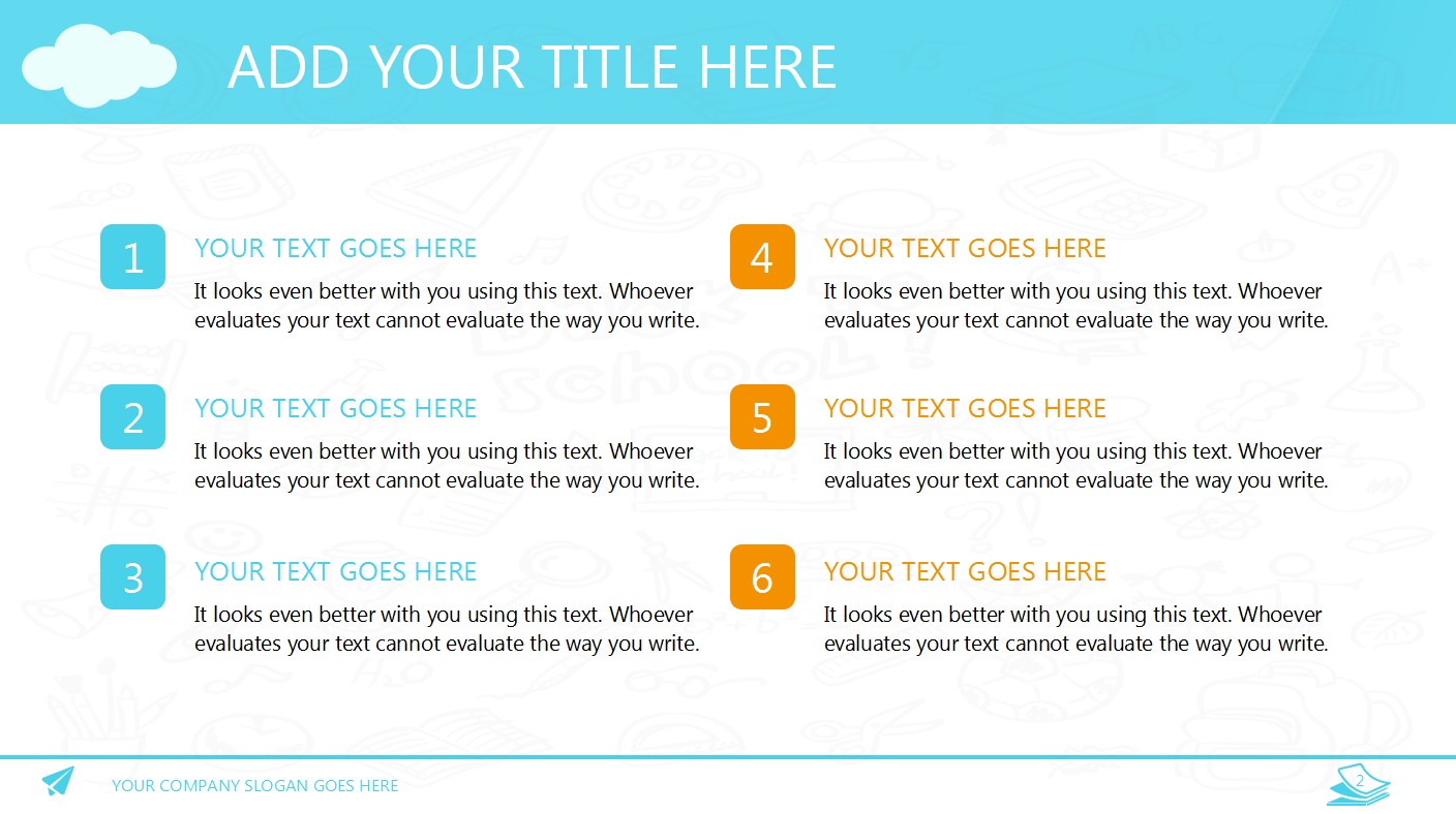 卡通精美可爱简约心理健康ppt模板