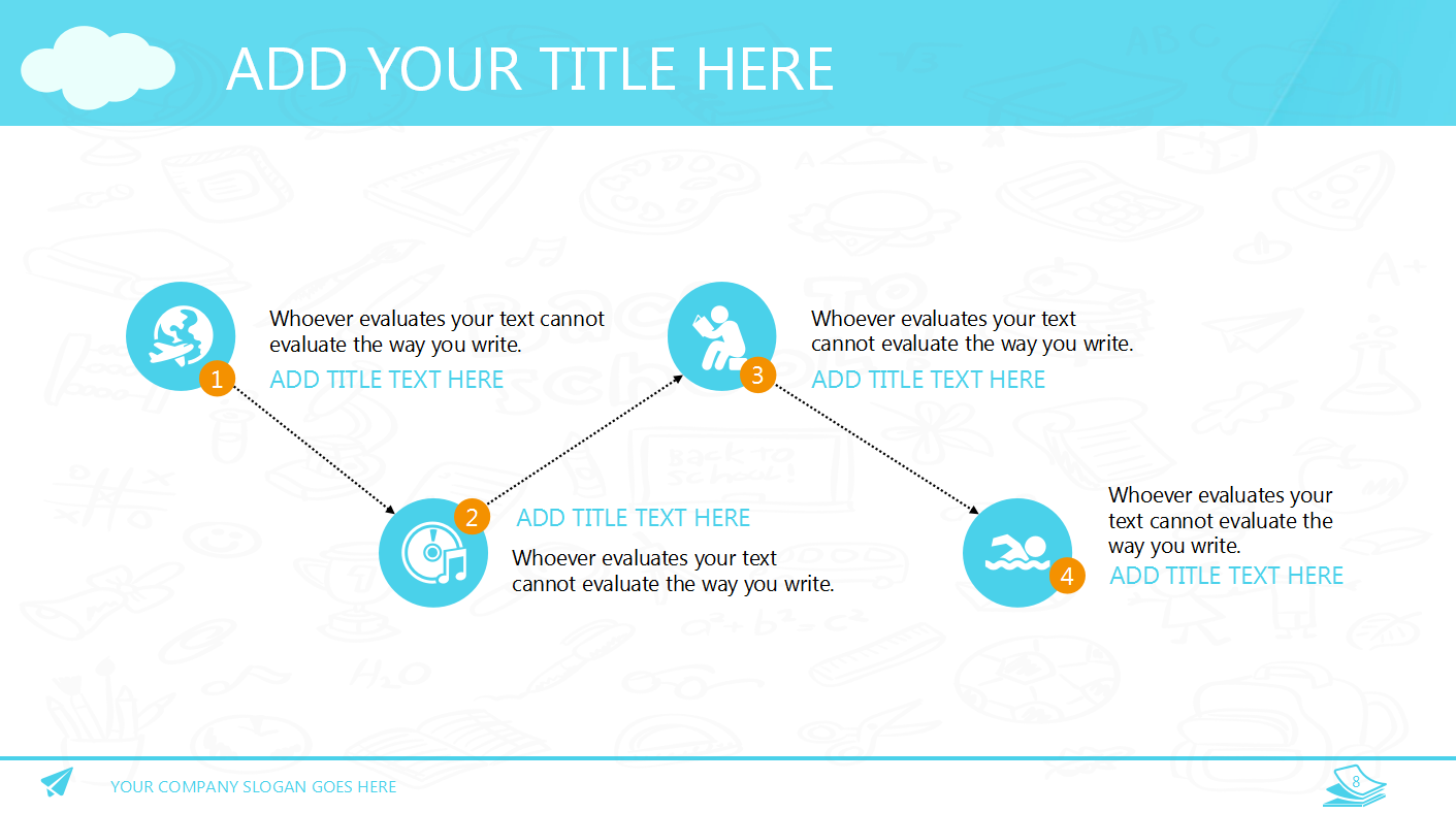 卡通精美可爱简约心理健康ppt模板