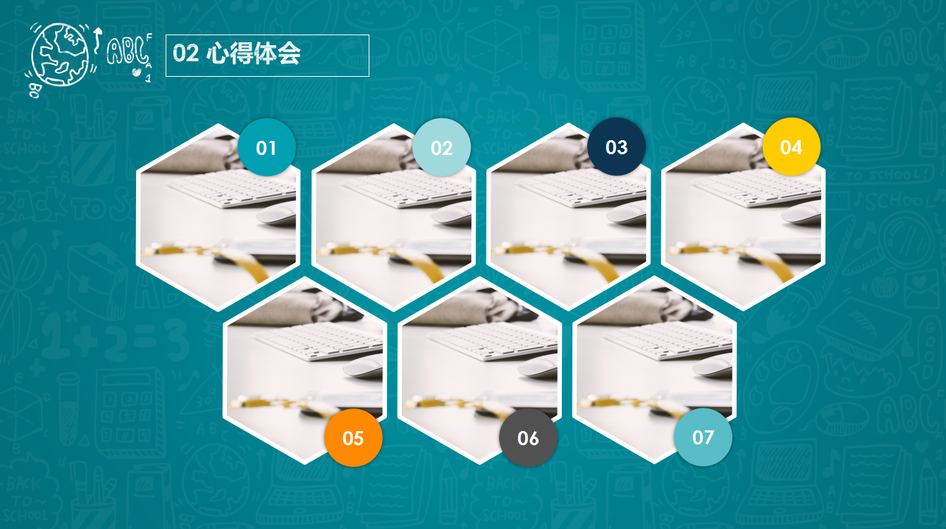 绿色简约线条通用数学汇报ppt模板