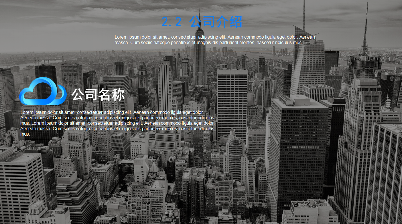 商务通用简约大气商业计划书ppt模板