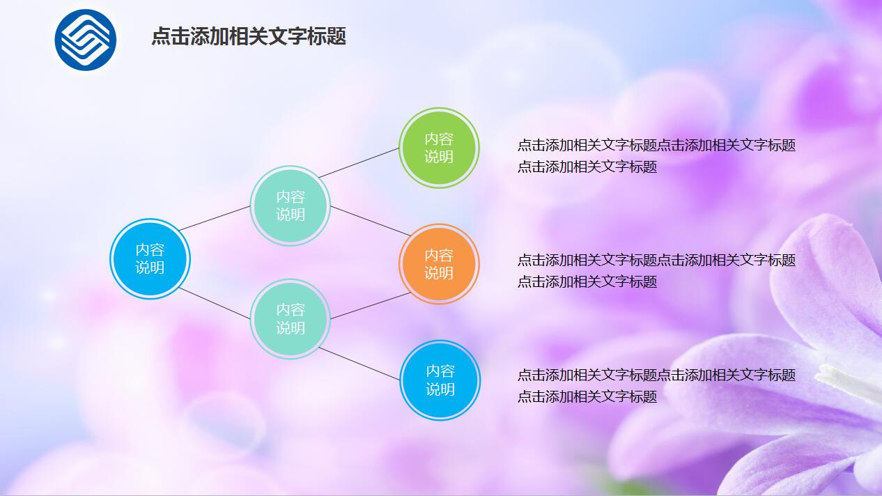 紫色创意时尚中国移动客服年度工作总结ppt模板