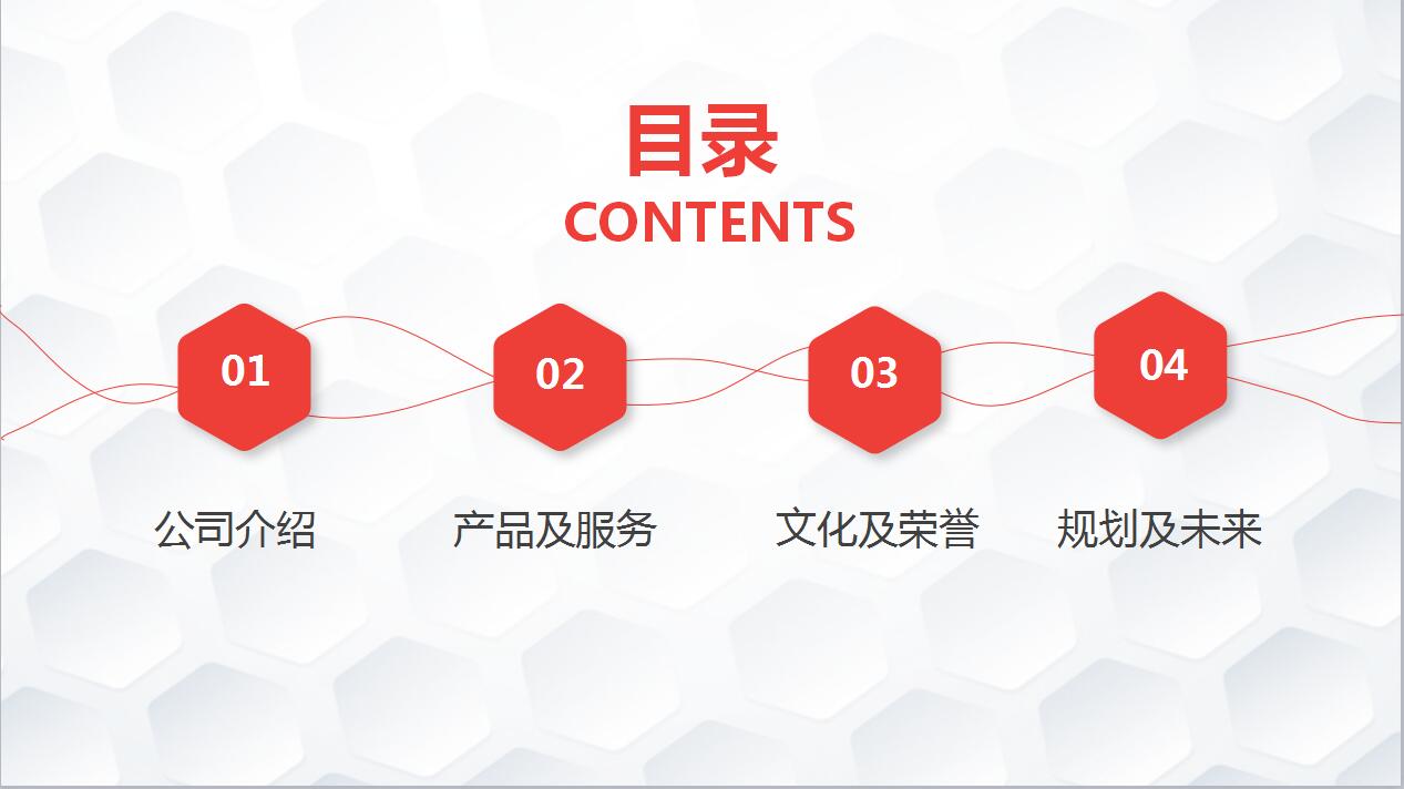 白色简约创意网络科技公司企业宣传商务汇报ppt模板