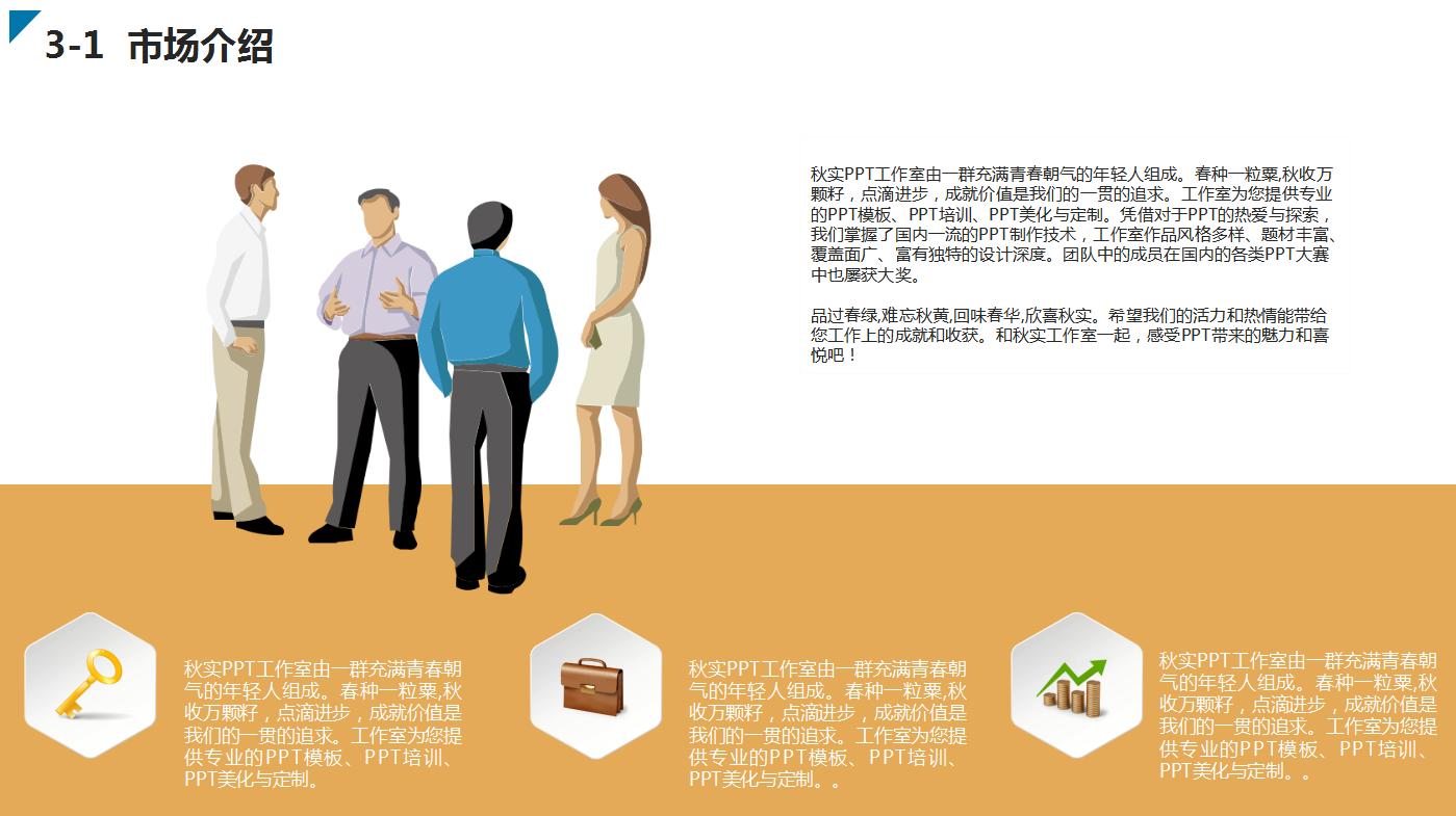 经典商务通用创业计划书ppt模板