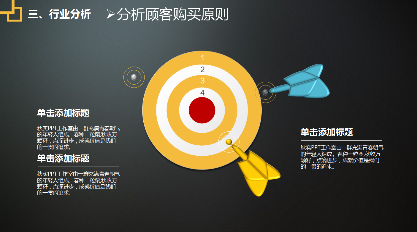 黑色简约商务通用商业创业计划书ppt模板