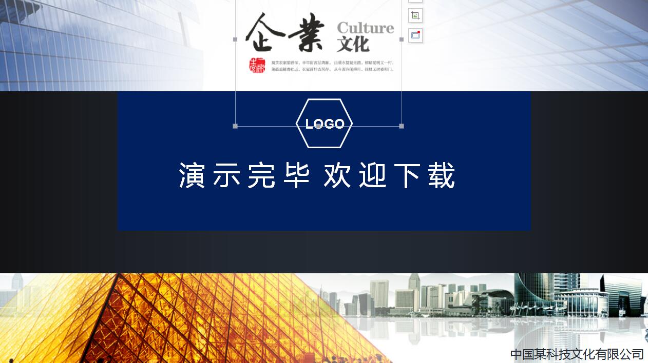 精美高端大气企业文化宣传项目计划书ppt模板