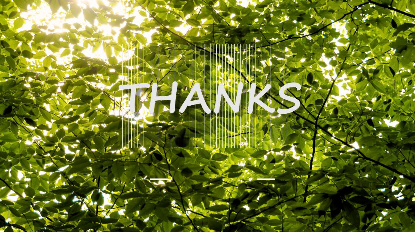 绿色树叶文艺唯美PPT通用模板