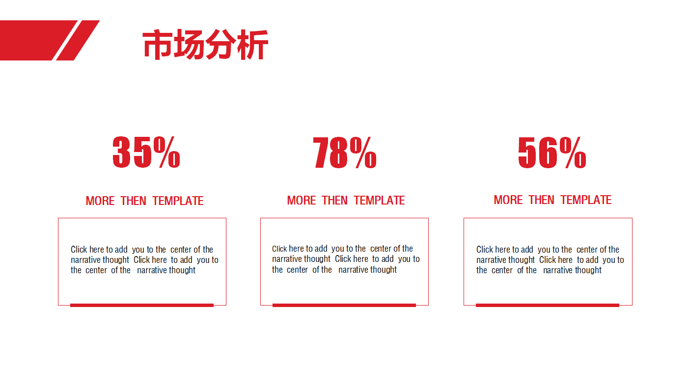 红色高端创意简约商业计划书ppt模板
