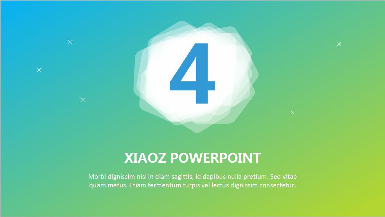 清新简约商务风格工作汇报PPT模板