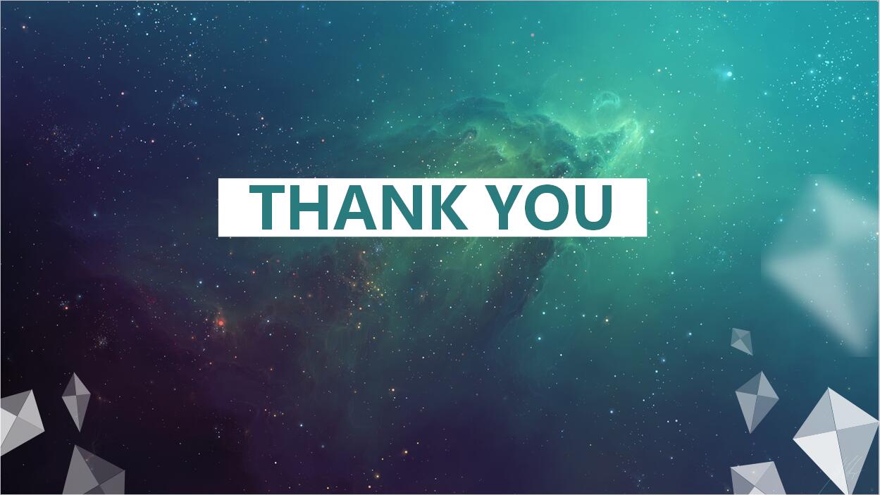 高端简约星空商务通用PPT模板