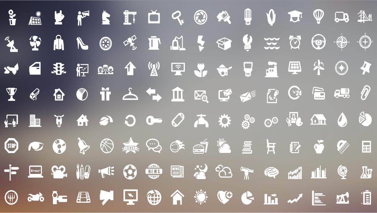 清新简约ios风格工作计划PPT模板