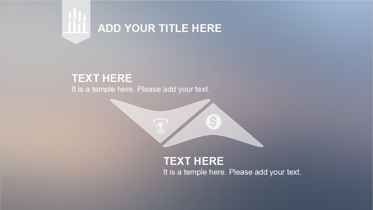 白色简约ios扁平风格商务PPT模板