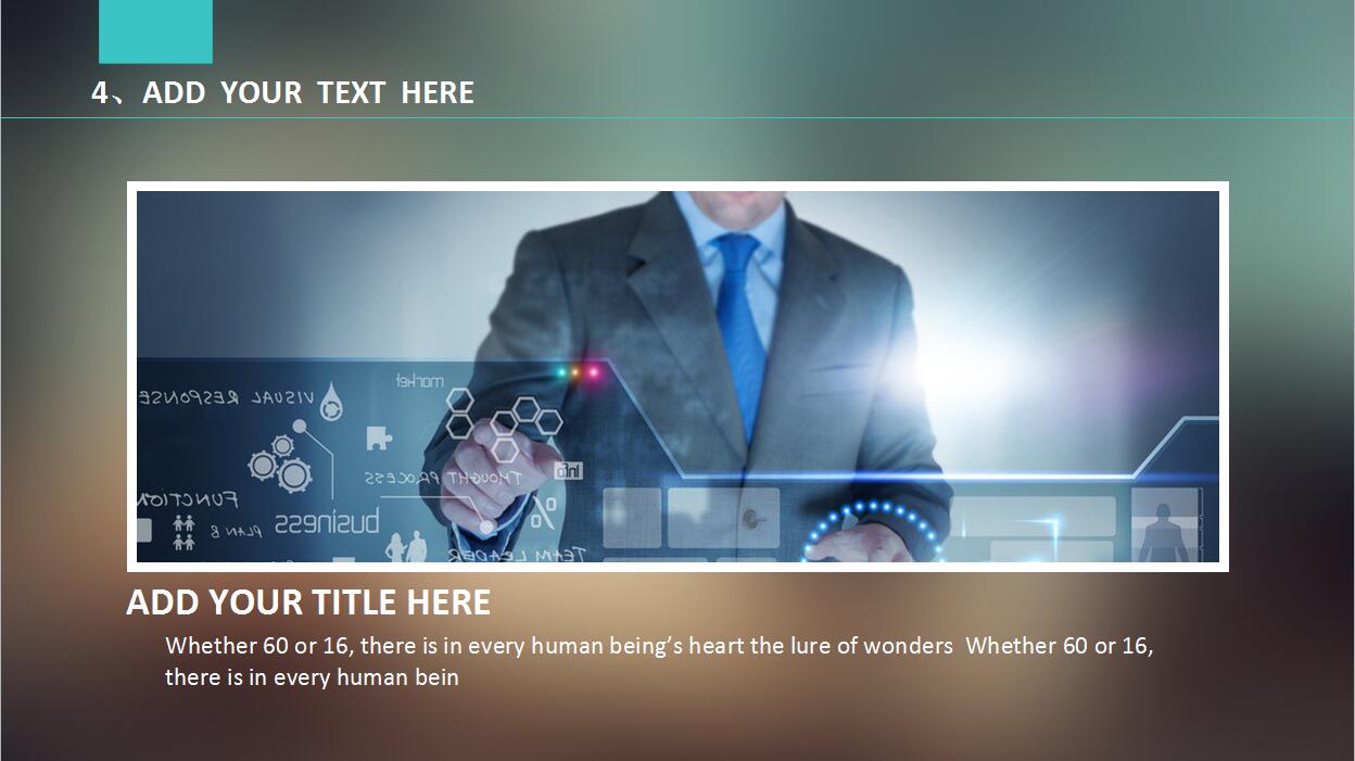 商务简约ios风格工作总结PPT模板