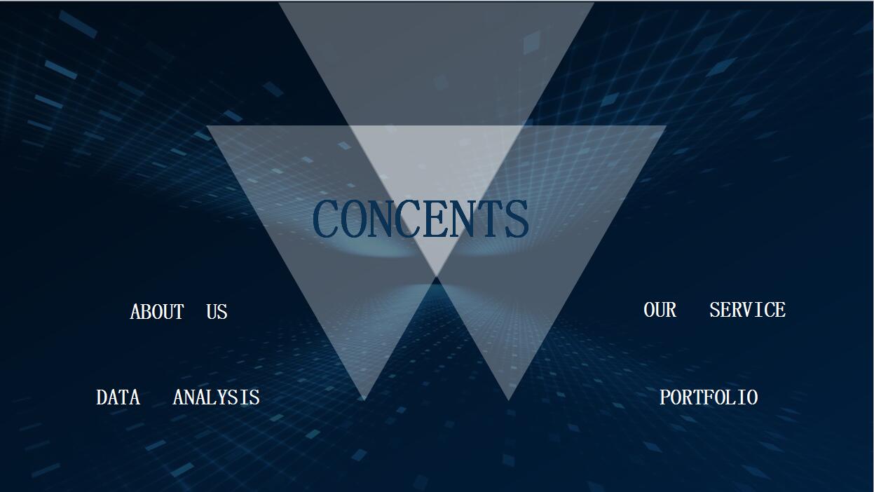 高端蓝色简约风格工作汇报PPT模板