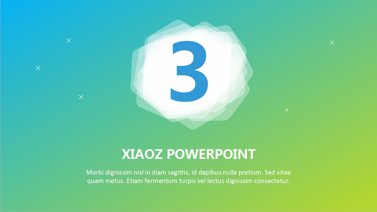 清新简约商务风格工作汇报PPT模板