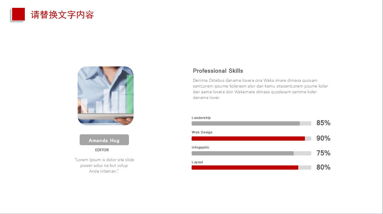 白色简约企业宣传品牌推广ppt模板