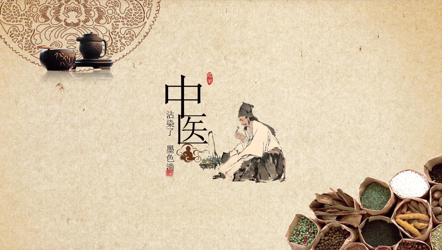 简约精美古典中国风中医ppt模板