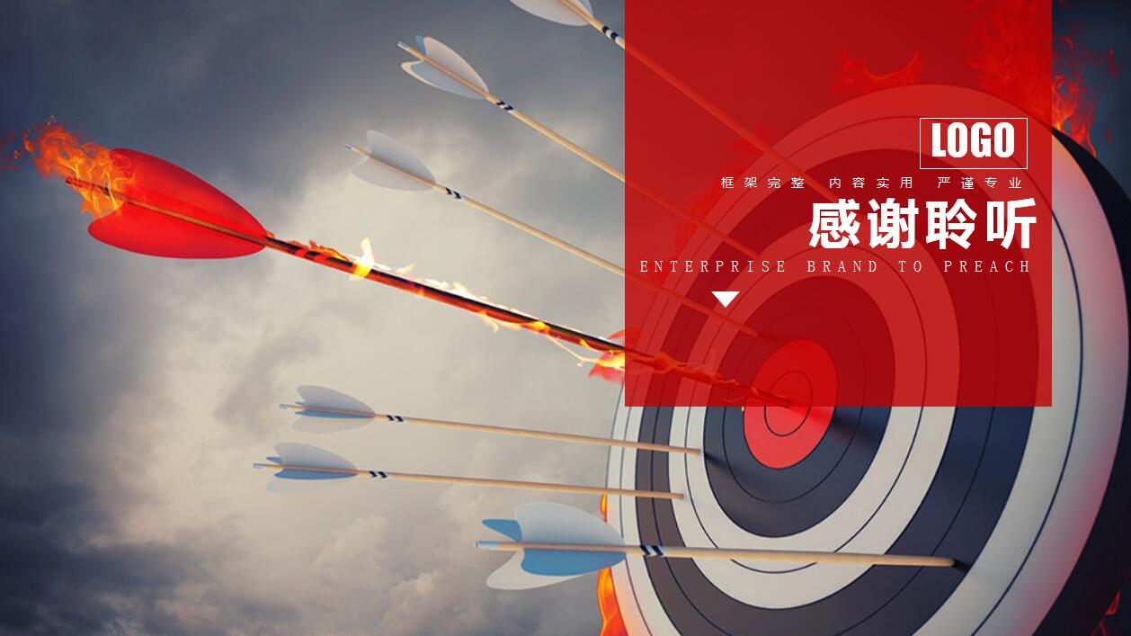 白色简约企业宣传品牌推广ppt模板