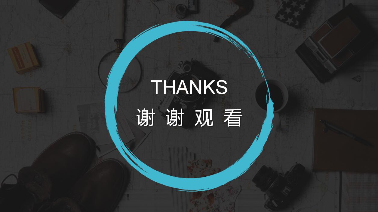 蓝色简约欧美风商务工作汇报通用ppt模板