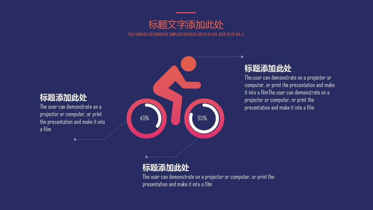 深蓝色简约商务工作汇报项目计划书ppt模板