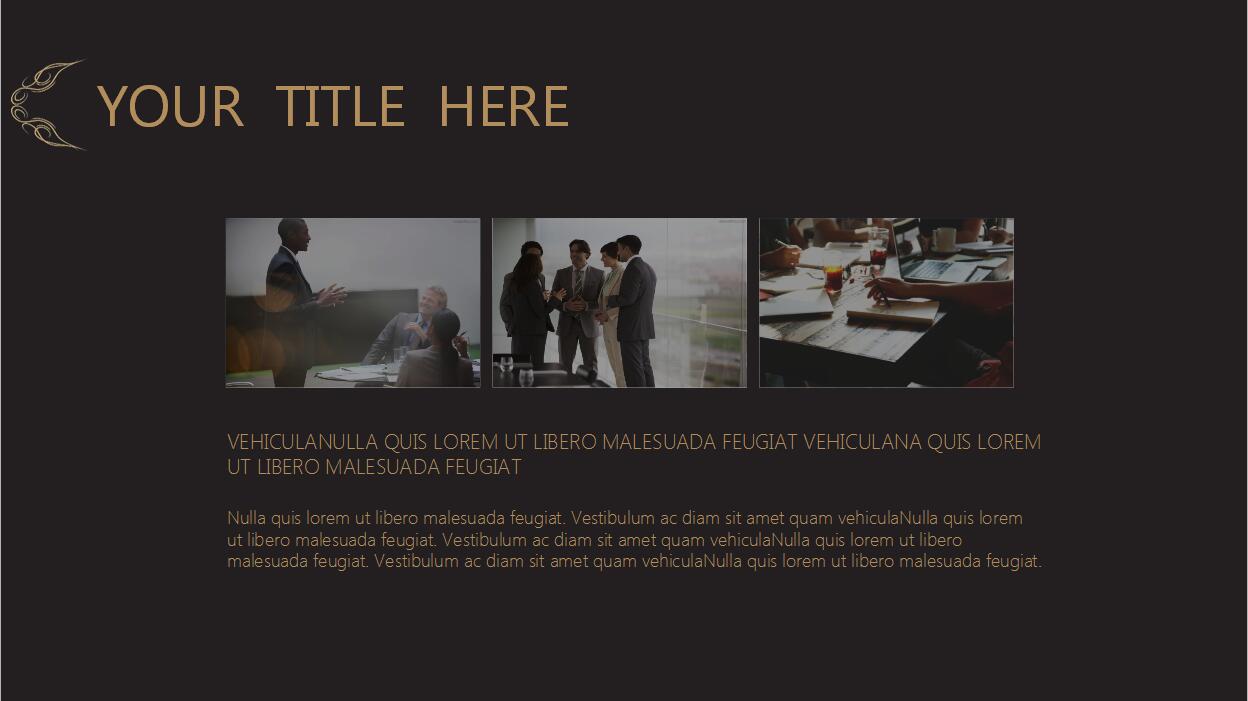 高端简约现代商务工作总结汇报PPT模板